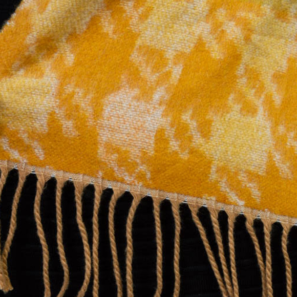 Wool And The Gang Scarf Women size 35X150 Yellow - Picture 3 of 3